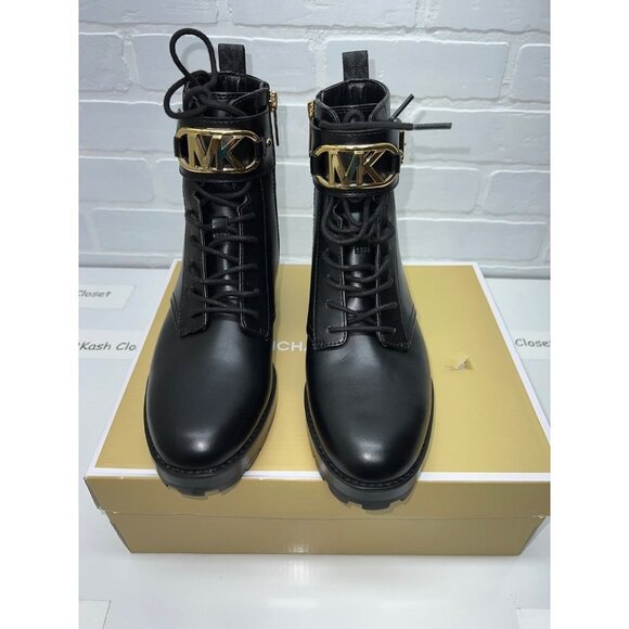 New Michael kors boots Kincaid Lace up boots - Black Various sizes available - Picture 2 of 8